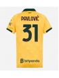 Billige AC Milan Strahinja Pavlovic #31 Tredjedrakt Dame 2025-26 Kortermet